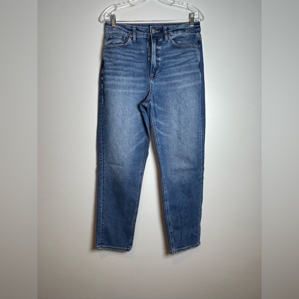 American Eagle highest rise mom Jeans size 6 regular high waist stretch denim - Picture 1 of 12
